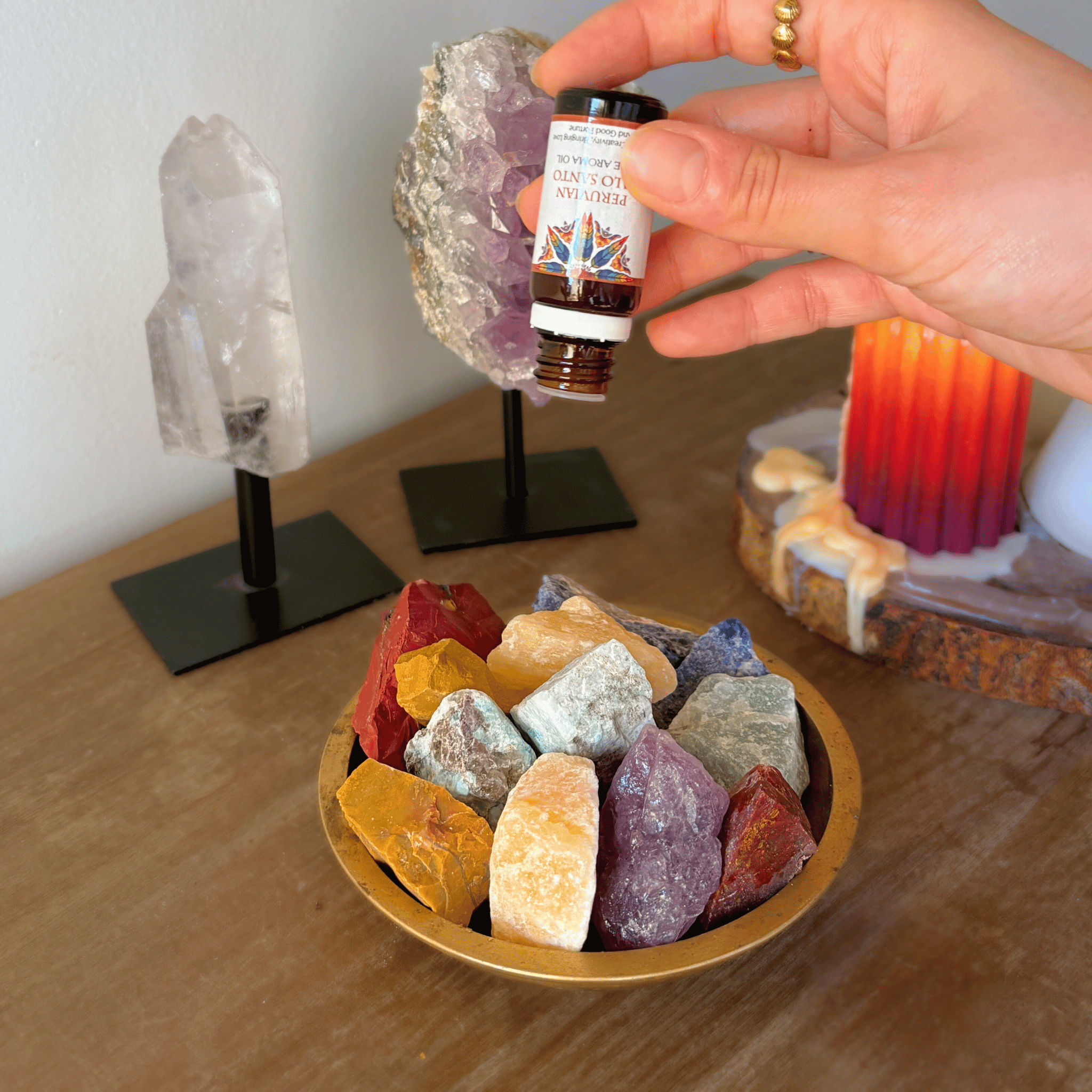 Edelstein Duftöl Set